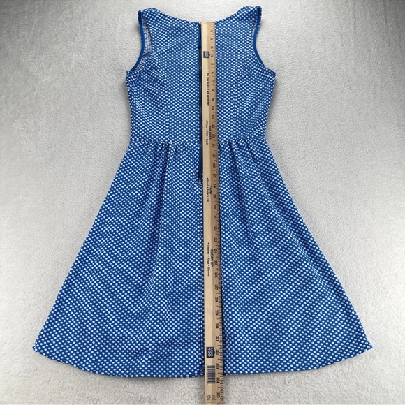 Maeve Anthropologie Caldera Sundress Blue White Fit Flare Sleeveless Women XS - Picture 11 of 12